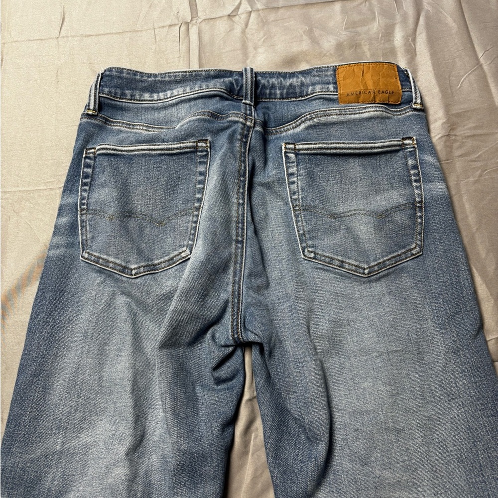 American Eagle Outfitters Light Blue Straight Jeans